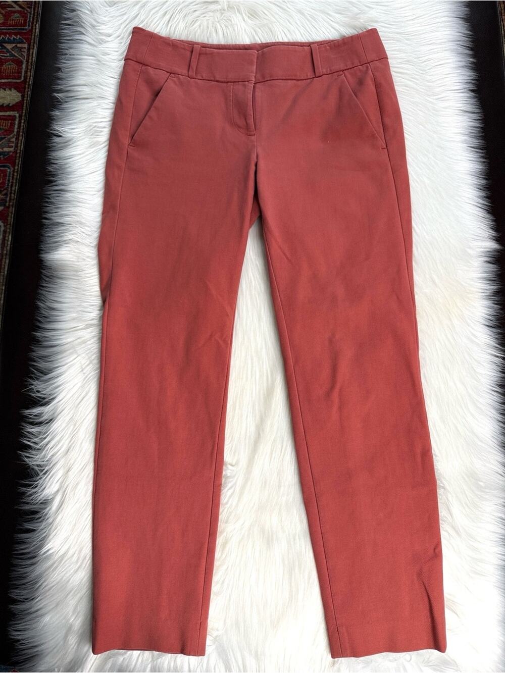LOFT Orange Marisa Skinny Trousers